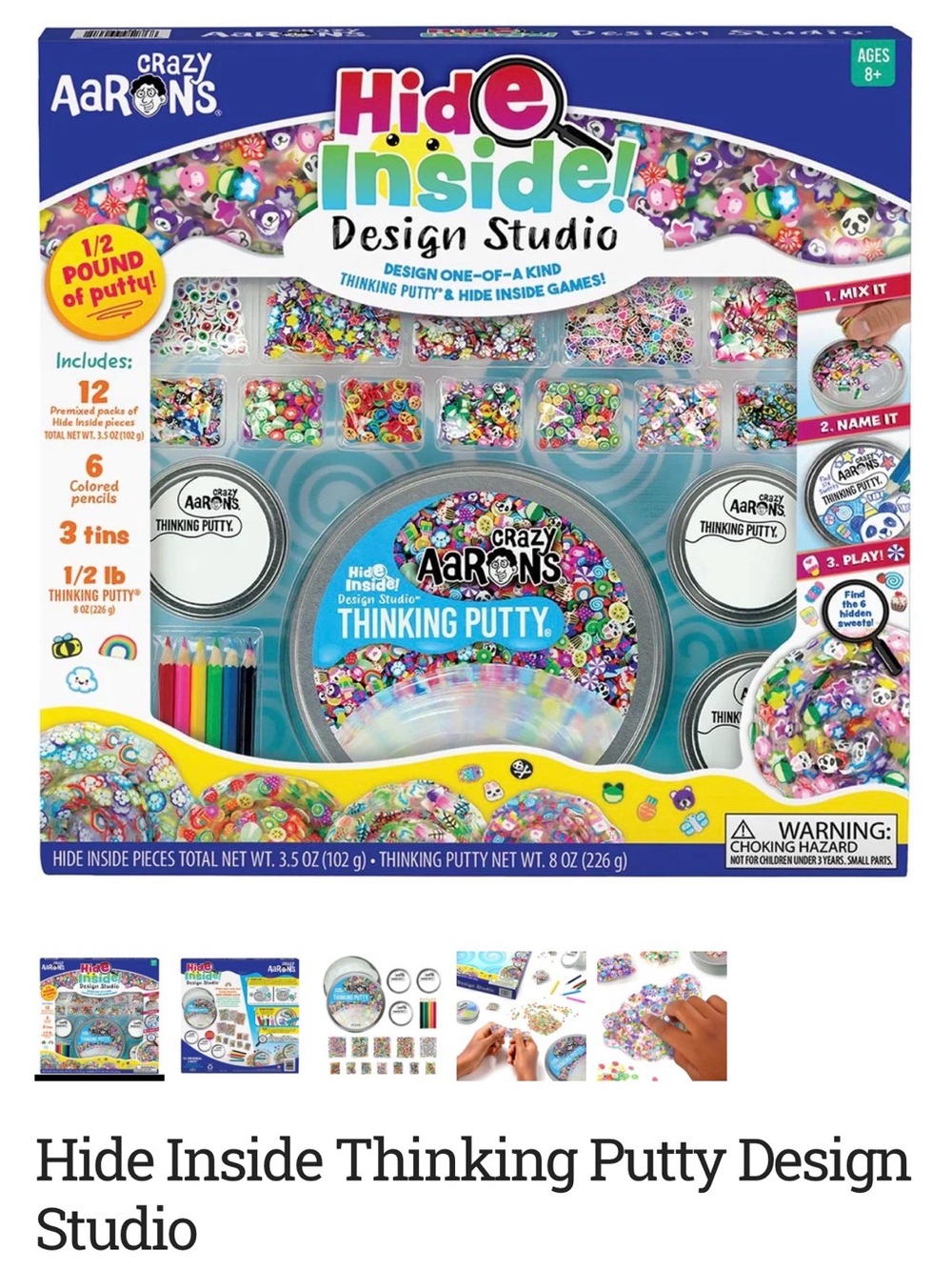 Hide Inside! Design Studio Thinking Putty Kit - Multicolor - Picture 3 of 4
